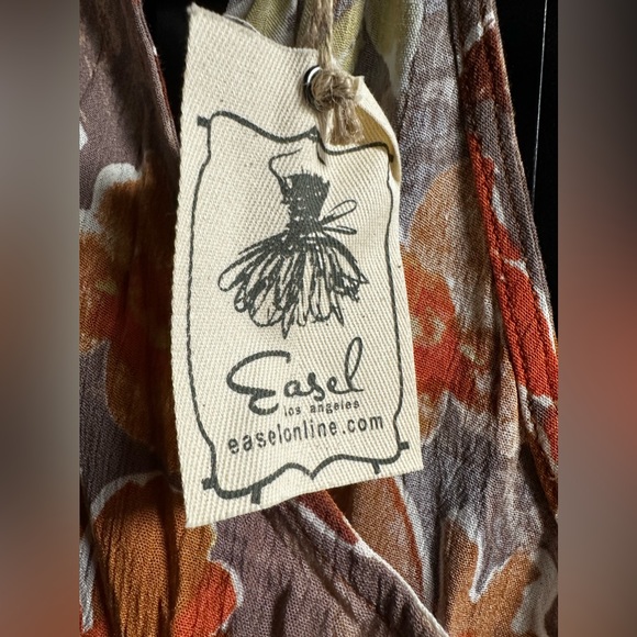 NWT Easel wide leg romper sz Medium - Picture 7 of 10